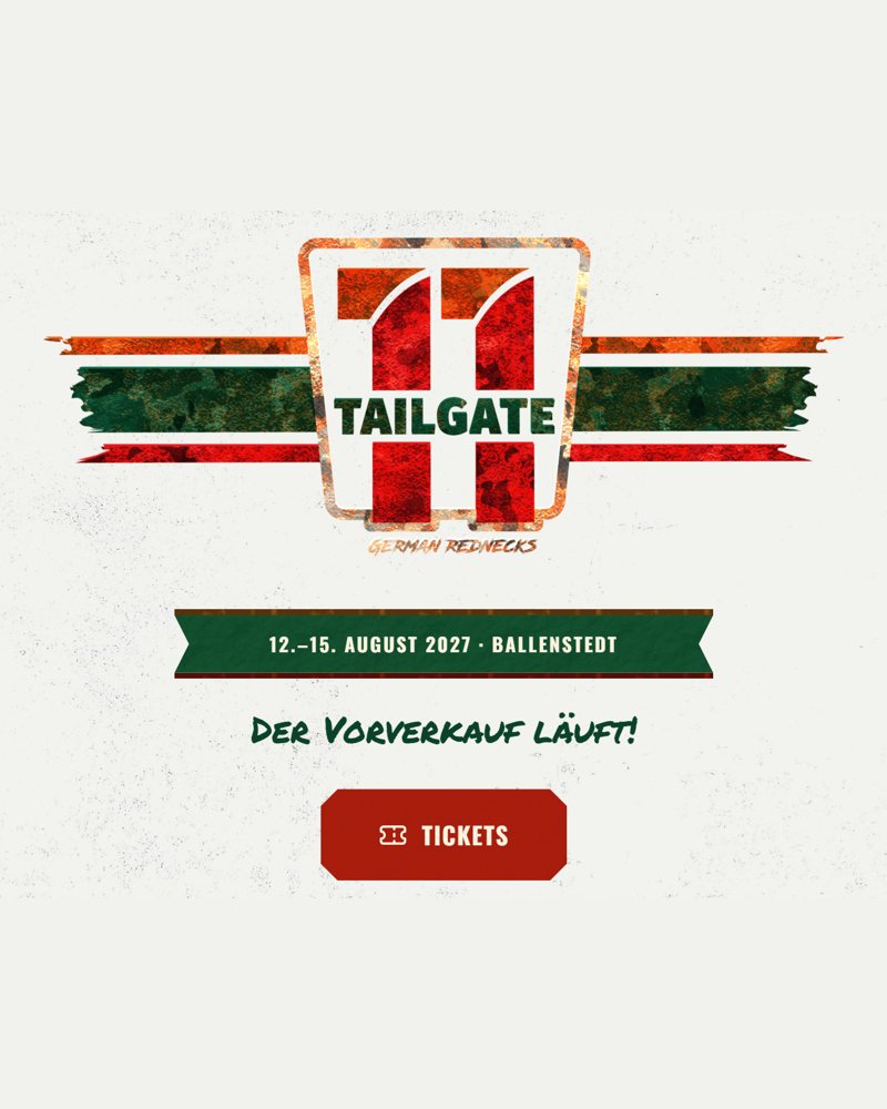 Logo Tailgate 11, 12. bis 15. August 2027 in Ballenstedt